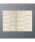 Buchkalender C2535, rot, 1 Woche / 2 Seiten, 9,3x14cm (A6), 2026
