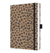 Notizbuch JN851, Jolie Pure Positivity, braun, A5, liniert, 100g, 96 Blatt / 192 Seiten