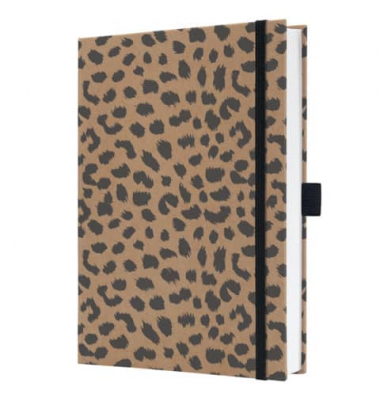 Notizbuch JN851, Jolie Pure Positivity, braun, A5, liniert, 100g, 96 Blatt / 192 Seiten