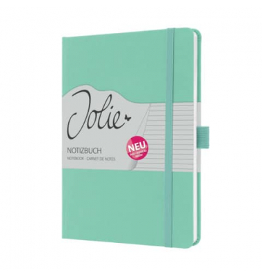 Notizbuch JN409, Conceptum Jolie, gr&uuml;n, A5, liniert, 100g, 96 Blatt / 192 Seiten