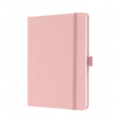 Notizbuch JN405, pink, A5, liniert, 100g, 96 Blatt / 192 Seiten