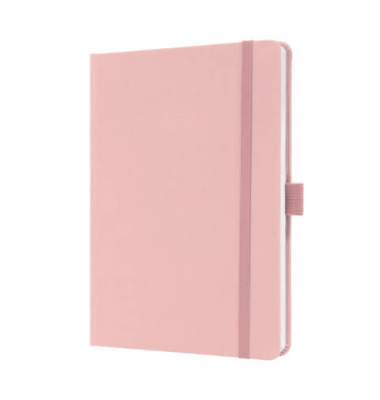 Notizbuch JN405, pink, A5, liniert, 100g, 96 Blatt / 192 Seiten