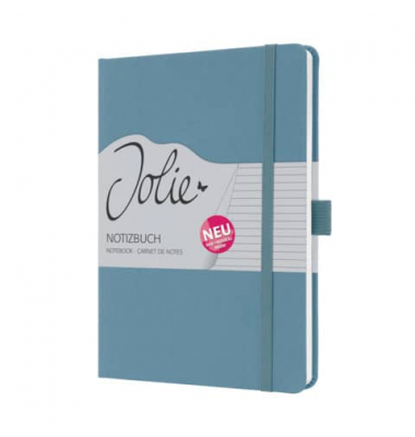 Notizbuch JN401, blau, A5, liniert, 100g, 96 Blatt / 192 Seiten