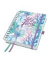 Buchkalender J5604, Jolie, rosa, flieder, gr&uuml;n, blau, 1 Woche / 2 Seiten, 16,8x21,5cm (A5), 2025