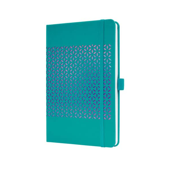 12 Stück Sigel Buchkalender J5215, türkis, lila, rosa, 1 Woche / 2 Seiten (A5), 2026 4004360782381 Sigel