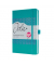 Buchkalender J5215, türkis, lila, rosa, 2 Seiten / 1 Woche, , 2025