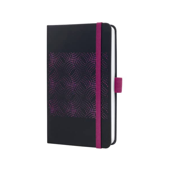 14 Stück Sigel Buchkalender J5212, schwarz, pink, 1 Woche / 2 Seiten (A6), 2026 4004360782473 Sigel
