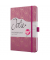 Buchkalender J5357, pink, gold, 2 Seiten / 1 Woche, , 2025