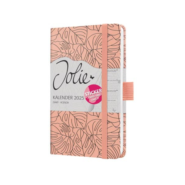 14 Stück Sigel Buchkalender J5352, rosa, 1 Woche / 2 Seiten (A6), 2026 4004360782831 Sigel