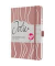 Buchkalender J5351, ros&eacute;, 1 Woche / 2 Seiten, 13,5x20,3cm (A5), 2026