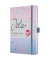 Buchkalender J5347, rosa, lila, 2 Seiten / 1 Woche, , 2025