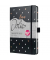 Buchkalender J5335, Jolie, schwarz, wei&szlig;, kupfer, 1 Woche / 2 Seiten, 13,5x20,3cm (A5), 2025