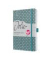 Buchkalender J5133, Jolie, mittelblau, 1 Woche / 2 Seiten, 13,5x20,3cm (A5), 2025