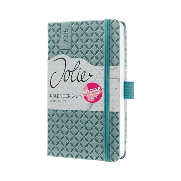 16 Stück Sigel Buchkalender J5132, mittelblau, 1 Woche / 2 Seiten (A6), 2026 4004360783517 Sigel