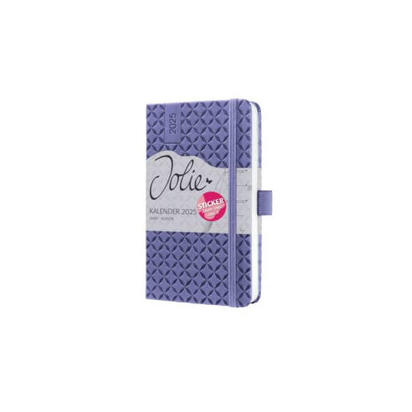 16 Stück Sigel Buchkalender J5124, lila, 1 Woche / 2 Seiten (A6), 2026 4004360783777 Sigel