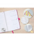 Buchkalender J5124, lila, 1 Woche / 2 Seiten, 9,5x15cm (A6), 2026