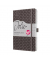 Buchkalender J5123, Jolie, braun, 1 Woche / 2 Seiten, 13,5x20,3cm (A5), 2025