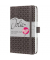 Buchkalender J5122, braun, 1 Woche / 2 Seiten, 9,5x15cm (A6), 2026