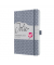 Buchkalender J5121, Jolie, grau, 1 Woche / 2 Seiten, 13,5x20,3cm (A5), 2026