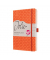 Buchkalender J5119, Jolie, orange, 1 Woche / 2 Seiten, 13,5x20,3cm (A5), 2025