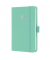 Buchkalender J5408, mintgrün, 1 Woche / 2 Seiten, 9,5x15cm (A6), 2026