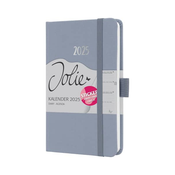 14 Stück Sigel Buchkalender J5406, flieder, 1 Woche / 2 Seiten (A6), 2026 4004360784453 Sigel