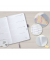 Buchkalender J5402, grau, 1 Woche / 2 Seiten, 9,5x15cm (A6), 2026