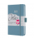Buchkalender J5400, Jolie, blau, 1 Woche / 2 Seiten, 9,5x15cm (A6), 2025