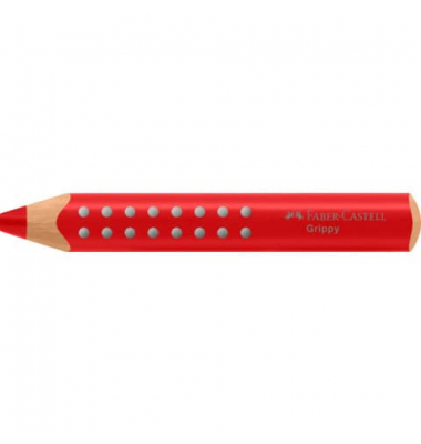 Farbstift Grippy, 110621, rot, dreikant, ergonomisch