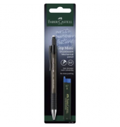 Druckbleistift-Set, 137796, schwarz, 0,7mm, B