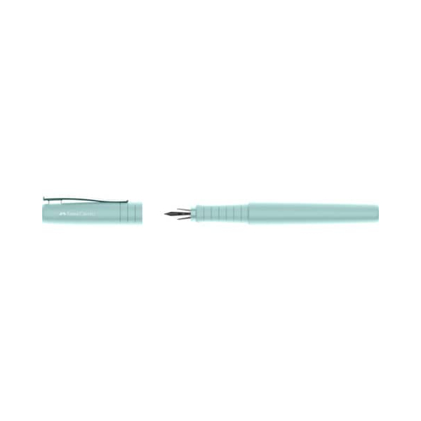 4005402410095 - FABER-CASTELL Poly Pen Patronenfüller caribic blue M (mittel) 1 St