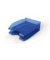 Briefablage Basic 1701674540, A4/C4, blau/transparent, Kunststoff stapelbar