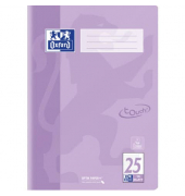 Schulheft 400196036 TOUCH, Lineatur 25 / liniert / keine, A4, 90g, pastell flieder, 16 Blatt / 32 Seiten