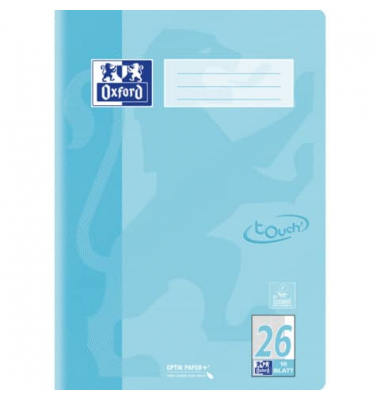 Schulheft 400196037 / Lineatur 26, pastell blau