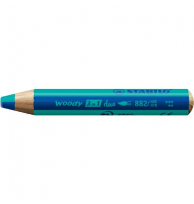 Aquarellfarbstift Woody ultramarintürkis