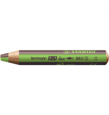 Aquarellfarbstift Woody hellgrünbraun