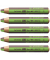 Aquarellstift STABILO woody 3 in 1, 882/570-630, braun/hellgr&uuml;n, rund, jumbo