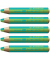 Aquarellstift STABILO woody 3 in 1, 882/470-570, t&uuml;rkis/hellgr&uuml;n, rund, jumbo