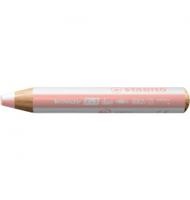 Aquarellfarbstift Woody weißapricot