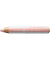Aquarellstift STABILO woody 3 in 1, 882/100-355, weiss/apricot, rund, jumbo