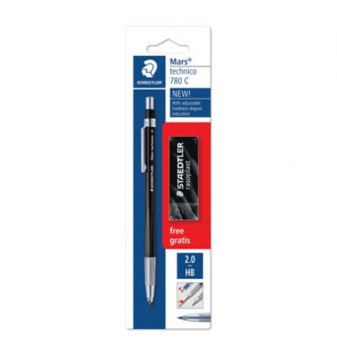 Fallminenstift Fallminenstift, 780 C BKP6, schwarz, 2,0mm, HB