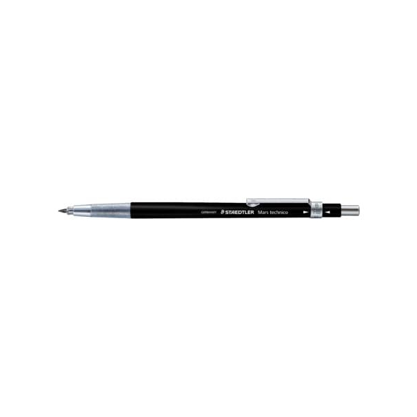 5 Stück Staedtler Fallminenstift Mars technico, 780 C-9, Härte HB, 2,0mm, schwarz 4007817028421 Staedtler
