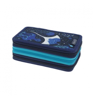 Schüleretui TriCase 31tlg. Deep Ocean