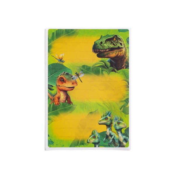 10 Stück Herma Schuletiketten Dino World 4008705019095 Herma 9 Stück