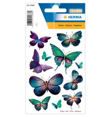 Sticker Schmetterlinge violett