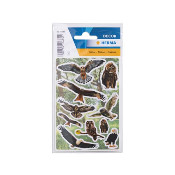 10 Stück Herma Schmucketikett Greifvögel 4008705156851 Herma 10 Stück