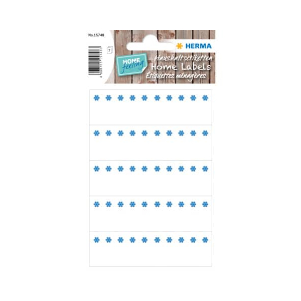 10 Stück Herma Tiefkühletikette Eiskristalle weiß 4008705157483 Herma 35 Stück