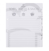 Kochrezeptordner Kochmütze und Schriftzug Star of the Kitchen 19662, A4 70mm breit