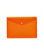 Dokumententasche Brieftaschen - Kollektion 20074, Din A4 quer, transparent orange, Polypropylen (PP), Druckknopf