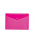 Dokumententasche Brieftaschen - Kollektion 20075, Din A4 quer, transparent pink, Polypropylen (PP), Druckknopf
